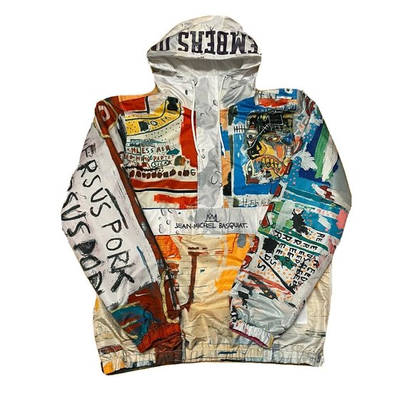 Members Only Other - Members Only x Jean-Michel Basquiat Windbreaker Jacket Multicolor